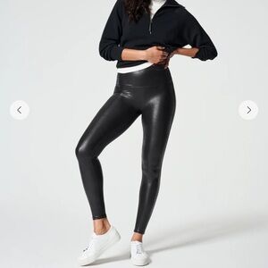 Spanx Faux Leather Leggingd